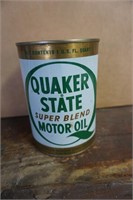 Vintage Quaker State Super Blend Motor Oil