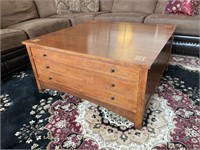 Stickley Square Coffee Table with 6-Drawers