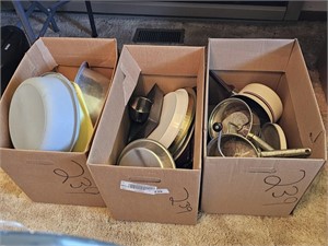 3-BOXES OF MISC. KITCHEN ITEMS
