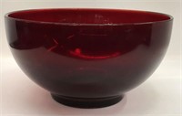 Red Glass Bowl