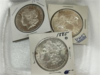 3 Au/Bu Pre 1921 Morgans