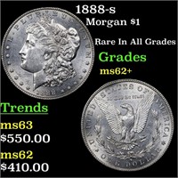 1888-s Morgan $1 Grades Select Unc
