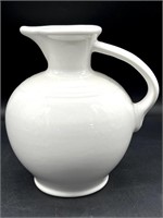 Fiesta Ware White Pitcher 7.75”