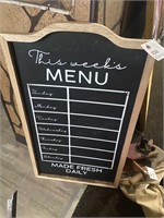 Awesome Chalkboard menu sign daily specials