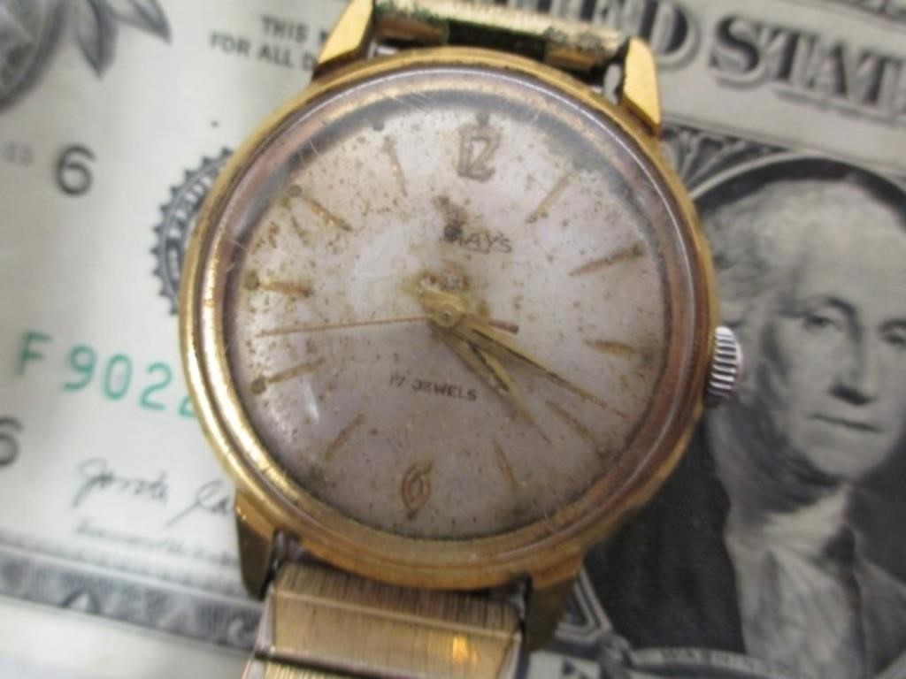 Vintage 17 Jewels Watch - Untested