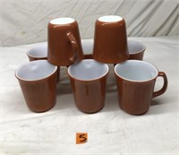 8 Corning Pyrex Coffee Mugs