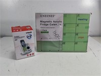 (2) Magnetic Fridge Calendar & Answering System