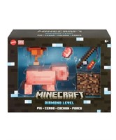 New Minecraft Diamond Level Pig Action Figure