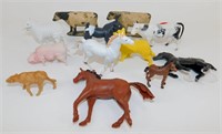Vintage Plastic/Rubber Toy Farm Animals