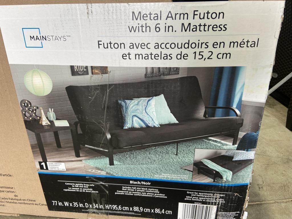 NEW Metal Arm Futon