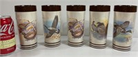 5 Wild game birds thermo serv cups