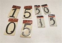 HOUSE NUMBER HARDWARE NEW 4" & 5"