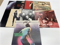 9 Assorted LPs in Fair Condition