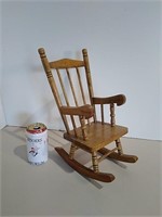 Wooden Doll Rocking Chair