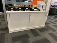 White 2 Door Office Credenza