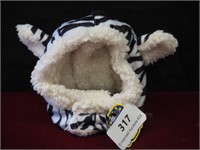 Pet Paw Joy Zebra Hat for Small Dog
