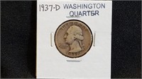 1937D Washington Quarter