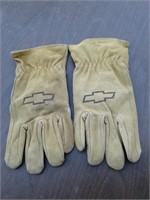 CHEVROLET BOW TIE LEATHER GLOVES