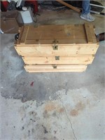 3 wood ammo boxes