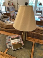Lamp, cookbook, material