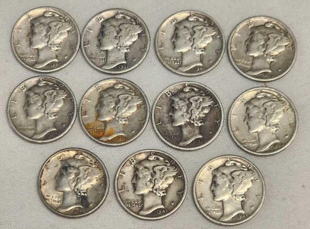 11- Mercury Dimes