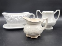 (3) Vintage: 1- Royal Staffordshire Open Sugar,