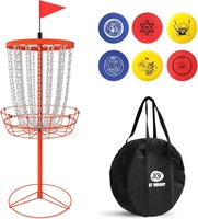 HY Mount Disc Golf Basket  24-Chain Portable