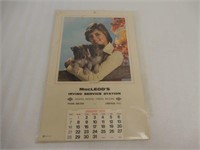 1979 MACLEOD'S IRVING SERVICE STATION CALENDAR