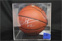 Christian Laettner autographed basketball jsa