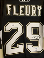 FLEURY JERSEY REEBOK SIGNED XL WITH TAGS