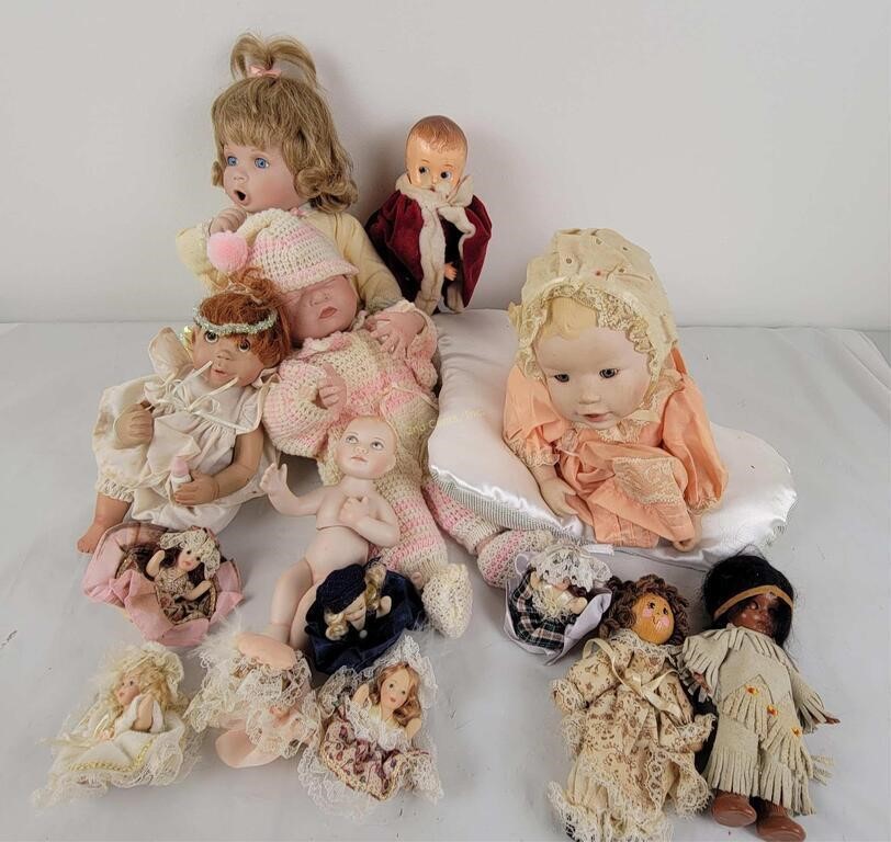 Large Mixed Doll Lot