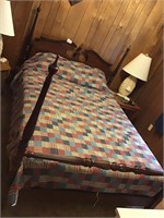 Very Nice 4 poster Bed W/ newer mattress