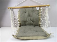 Fabric Padded Hanging Hammock Chair