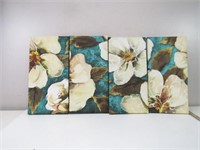 4-Pcs Stretched Canvas Wall Hangings