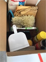 Box of garage & car items