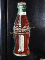 17 Inch Coca-Cola Metal Thermometer