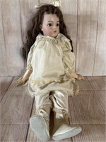 Vernon Seeley 27" Doll Porcelain Painted Face &