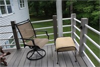 Swivel chair, stool PORCH