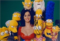 Autograph  Simpsons Photo Katy Perry