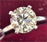 $4200 14K  2.3G Lab Diamond 1.65Ct Ring