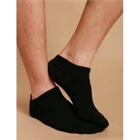 M  Size: M |100% Organic Cotton Ankle Socks (2 pai