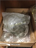 BOX W/CRYSTAL PITCHER + GLASSES
