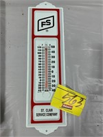 ST CLAIR FS METAL THERMOMETER