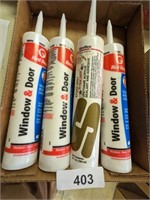 (4) Tubes Caulk