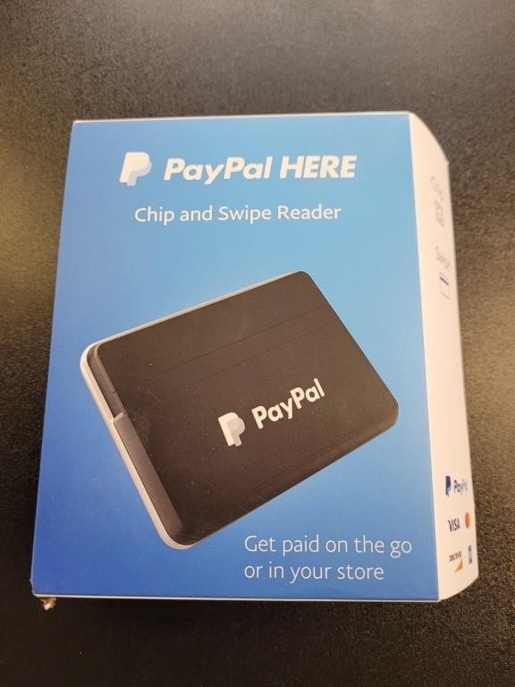 New PayPal chip and swipe card reader