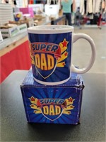 Super dad coffee mug
