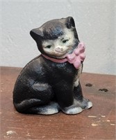 Vintage Cast Iron Kitten Paperweight