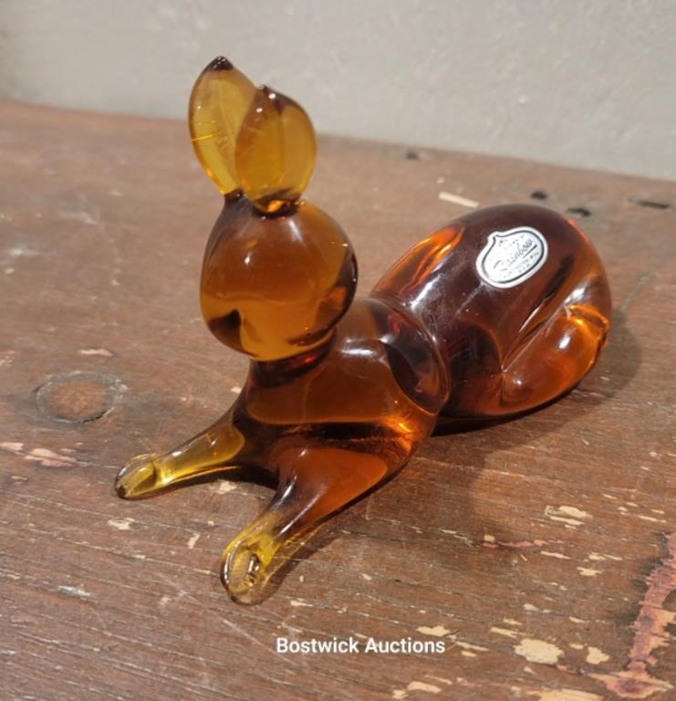 Rainbow Art Class Rabbit Paperweight