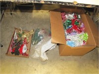 1 box of wrapping ribbons, birthday & Christmas,