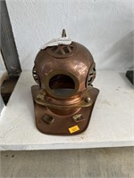 VTG Brass and copper diving helmet 6.5 tall